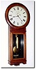 C.1890, Seth Thomas "Regulator No. 2' in walnut and in very good original condition, with original dial, hands, finish, weight and pulley.