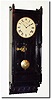 C.1890, Seth Thomas, "Queen Anne', 8-Day ebonized walnut in excellent condition with super label inside case.