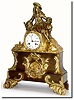 C.1840, French, Bronze Figural clock in good condition.