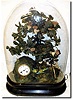 C.1880, French, Bird Automaton and clock.