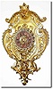 C.1880, German, Gustav Becker, Ormolu Cartel clock in good condition.