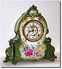 C.1904, Ansonia Royal Bonn "La Manche' Porcelain China clock.
