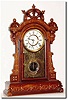 C.1880, F. Kroeber, New York, "Batavia', walnut parlor clock in good condition.