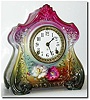 C.1905, Ansonia "La Clairmont' Royal Bonn china clock.