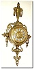 C.1885, French, a Large and Heavy Brass Cartel clock in very good condition.