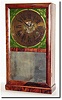 C.1848, Smith and Goodrich, Bristol, Conn., unusual box clock with 30 hour time and strike fusee movement.