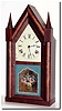 C.1847 (patent date on movement), Chauncey Boardman, 30 hour fusee steeple, time and strike, full size, with restorations.