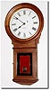 C.1900, E. Howard and Co., Boston, "Regulator No. 70', in oak, refinished and with a cardboard weight baffle that should be changed to wood.