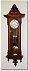 C.1875, Austrian, 2-Weight "Vienna Regulator' in a walnut case, with restorations.