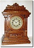 C.1896, New Haven, Oak Cased Westminster bracket clock in very good original condition.