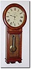 C.1900, Seth Thomas, "Regulator No. 2, in oak, running.