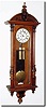 C.1890, Austrian, Gebruder Resch (Remember trademark), 2-weight regulator, with restorations.
