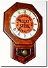 C.1880, Welch Short Drop, for R. A. Patterson Tobacco company, LUCKY STRIKE advertising clock.
