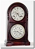 C.1875, Welch, Spring and Co., "Italian No. 3' rose column, perpetual, double dial calendar clock.