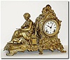 C.1901, Ansonia Clock Co, "VASSAR', figural clock in good condition.