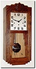 C.1925, French, Westminster Box Clock in Oak.