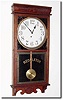 C.1907, E. Ingraham, "Western Union', solid oak store regulator with pressed top and bottom trim.