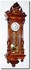 C.1880, German, Large Spring Wall Regulator in the Vienna style.
