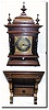 C.1890, German, Quarter Striking Clock with Bracket.