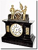 C.1894, Ansonia "Mechanical Clock', the ship"s wheel moves back and forth as the clock runs.