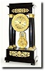 C.1860, French, 4-Column Empire Clock,
