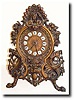 C.1875, F. Kroeber, New York, cast bronze alarm clock