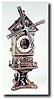 C.1895, French Windmill Clock,