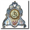 C.1901, Ansonia Royal Bonn "La Roche" Porcelain china clock