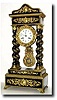 C.1880, French, 4-Column Empire mantel clock