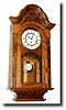 C.1990, German, Triple Chime (8-rod) wall clock