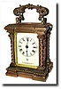 C.1904, Ansonia clock Co., "BON TON" mini eight day carriage clock