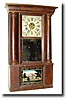 C.1843, Elisha Manross, Bristol, Conn, 8-Day Faux Hollow column, 2-wt.