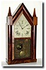 C.1848, J.C. Brown, Bristol, Conn, 8-Day Steeple Clock