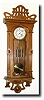 C.1907, Gustav Becker, Art Nouveau 2-Wt wall clock