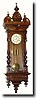C.1900, German, Thomas Haller, Schwenningen, 2-weight wall regulator