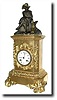 C.1850, French, Gilt Spelter figural clock,