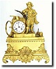 C.1850, French, Ormolu Figural Clock, Spanish explorer motif.