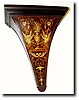 C.1900, French, Inlaid Marquetry Bracket for a shelf clock.