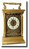 C.1900, French, Brass Cased Carriage Clock,