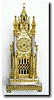 C.1840, French, Louis-Philippe, Cathedral form clock,