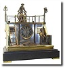 C.1890, French, "Ship's Quarter Deck" Automata clock