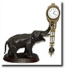 C.1910, German, Junghans, Elephant Swing clock, as-found.