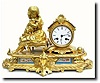 C.1850, French, Ormolu Figural Clock