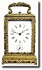 C.1850, French, Bechot, Brass Cased Carriage clock,