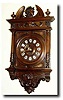 C.1885, French, Walnut Cartel Clock,