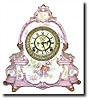 C.1904, Ansonia "La Manche" Royal Bonn china clock