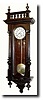 C.1880, German, Gustav Becker, 2-Weight wall clock in the Viennese style.