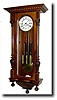 C.1885, German, Gustav Becker, 3-Weight grand sonnerie wall regulator, as-found.