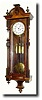 C.1875, Austrian, 3-Weight Grand Sonnerie wall regulator,
