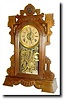 C.1884, Terry Clock Co., Pittsfield, Mass, the HIGHLAND, walnut shelf clock,